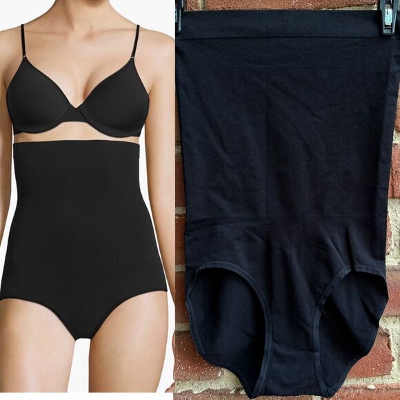 SPANX Other - SPANX Higher Power Seamless Panty Black Tummy Control Shapewear XL NEW